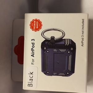 AirPod 3  hard shell case cover with keychain